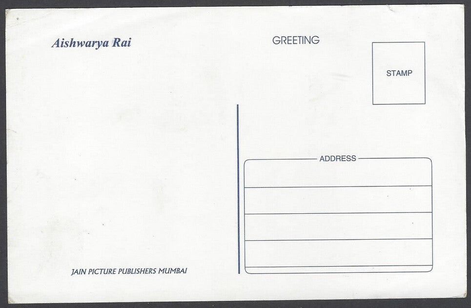 AOP India vintage Bollywood postcard AISHWARYA RAI