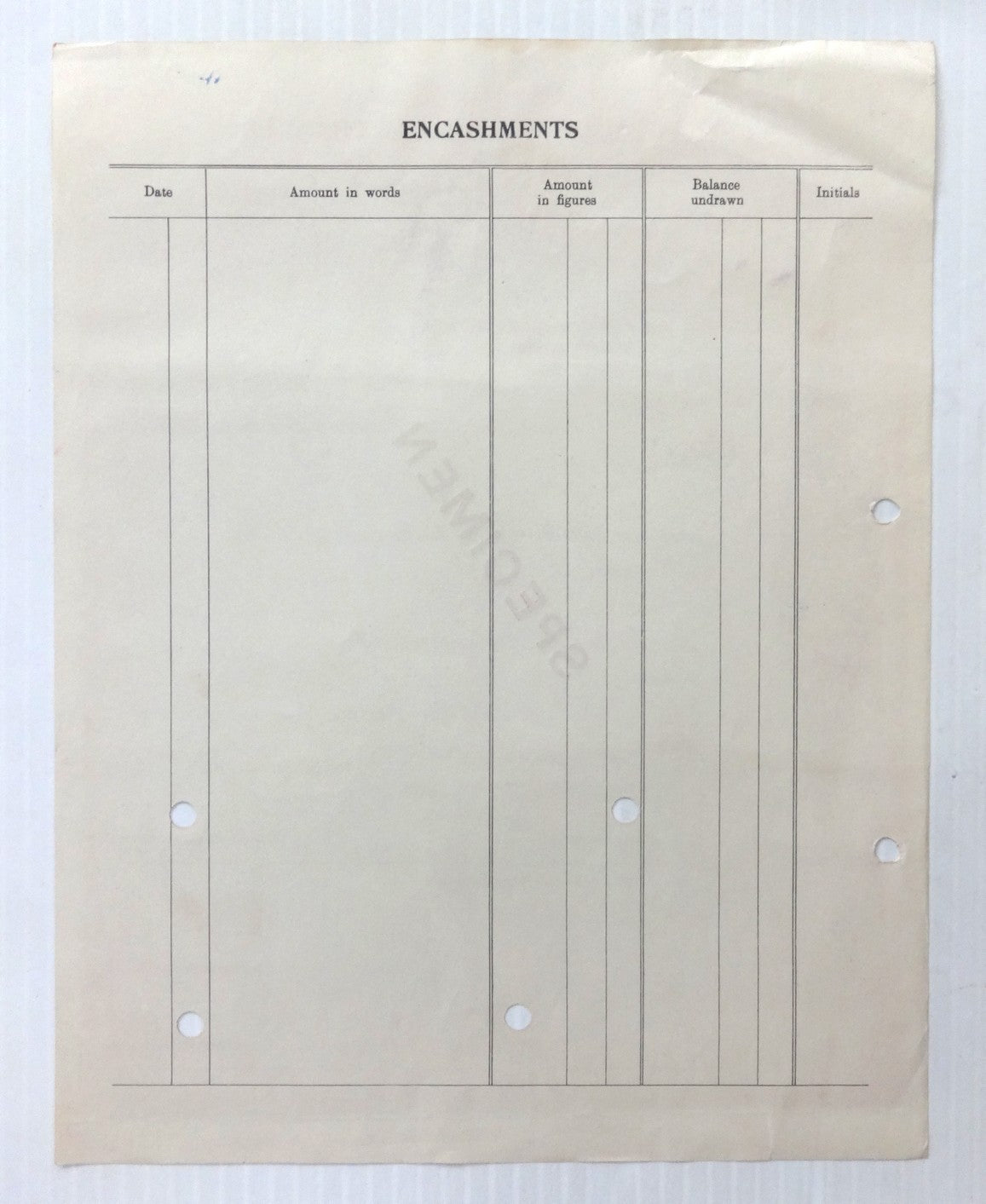 State Bank of Saurashtra India Authority to Encash Cheques SPECIMEN x
