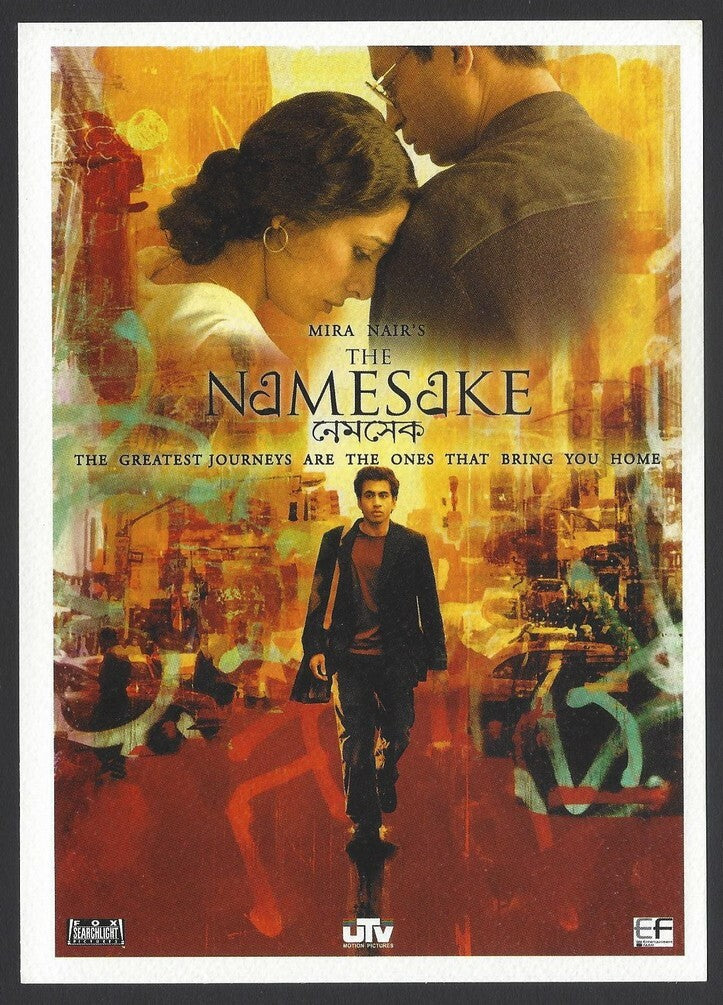 AOP India Bollywood publicity card THE NAMESAKE Irfan Khan & Tabu