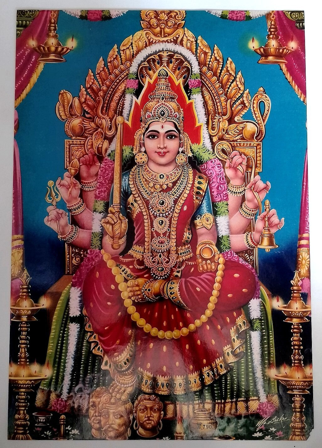 AOP India Hinduism SAMAYAPURAM MARIAMMAN poster 30x43cm R