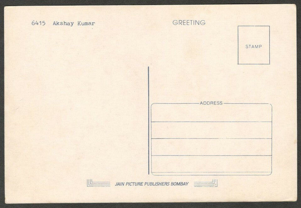 India Bollywood vintage postcards AKSHAY KUMAR (4)