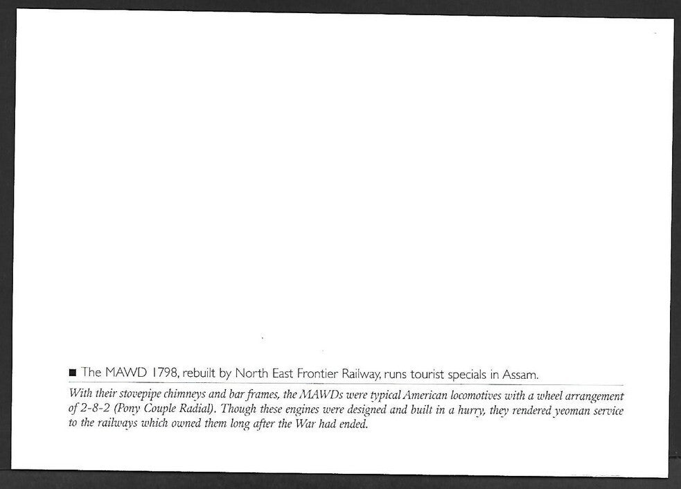India 2013 50 Year of Railway Worshops maxi card The MAWD I798