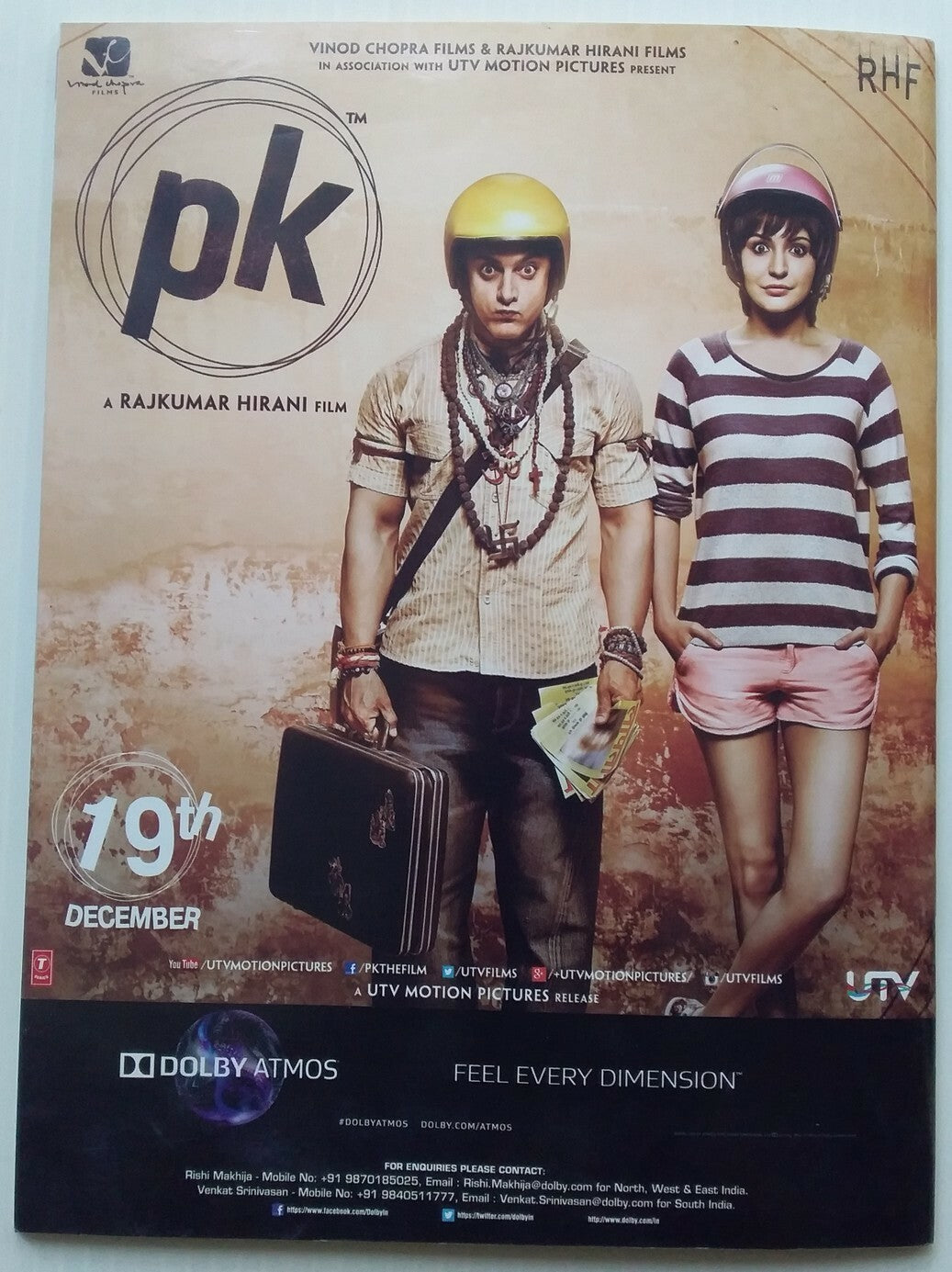 Bollywood & TV Reporter 2014 PK issue Amir Khan Bolywood India