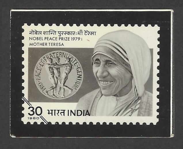 India 1980 Mother Teresa photographic proof