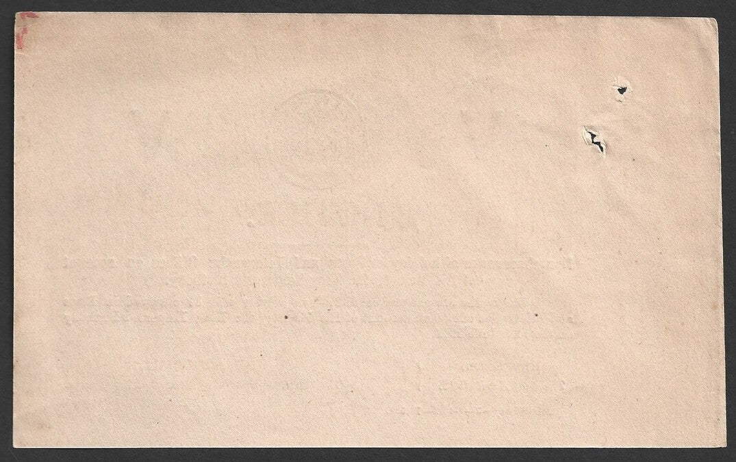 India POSTAL NOTICE 6 Apri 1942 No Holiday on His Majesty King Emperors Birthday