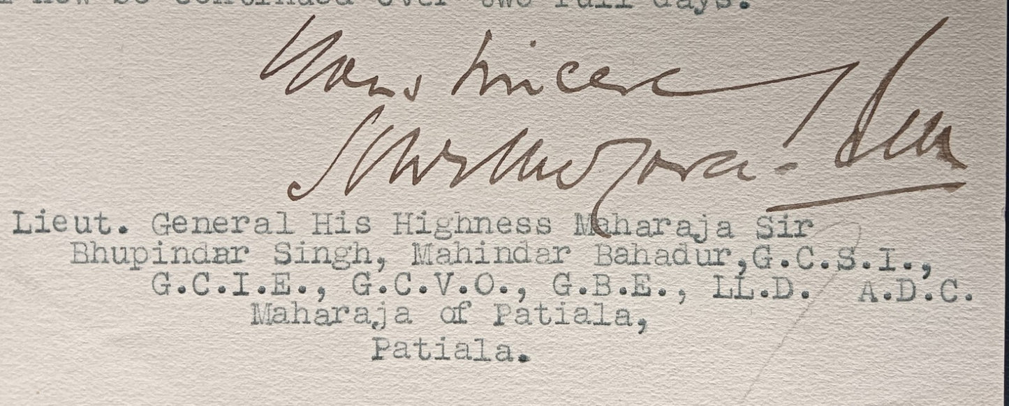 India 1936 crested letter AGENT TO THE GOVERNOR GENERAL * PANJAB STATES