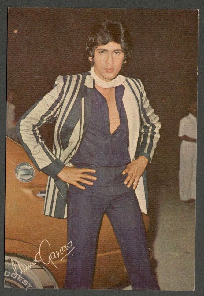 India Bollywood vintage postcard with facsimile signature KUMAR GAURAV ELAR 521
