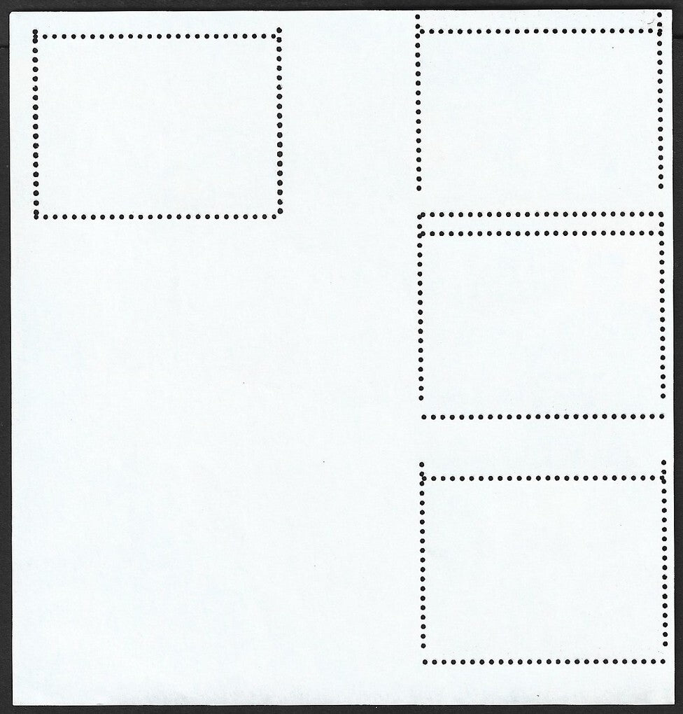 AOP India 2007 Gandhi Satyagraha Centenary MS misperforation error MNH