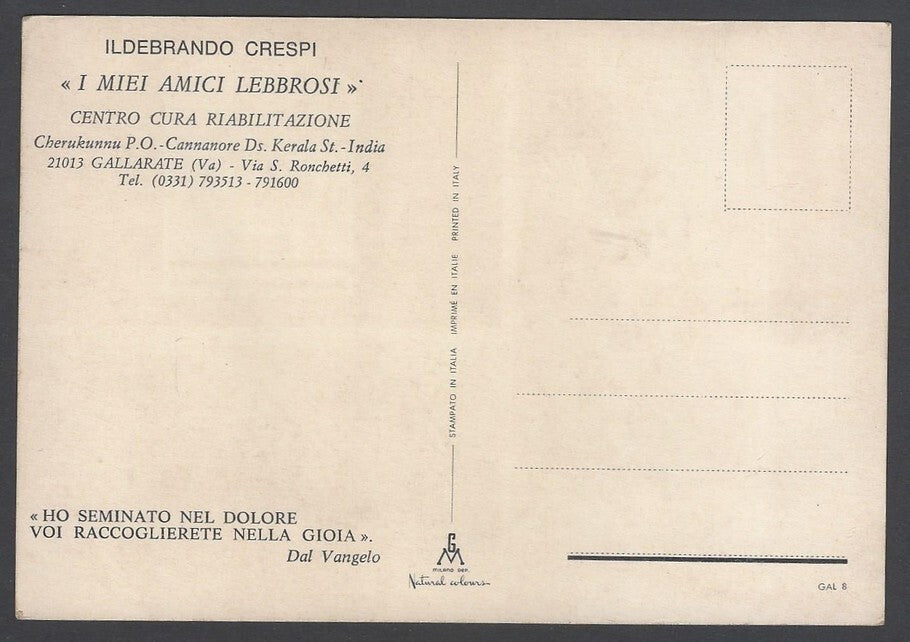 AOP India vintage Leprosy postcards titled MY LEPER FRIENDS (5)