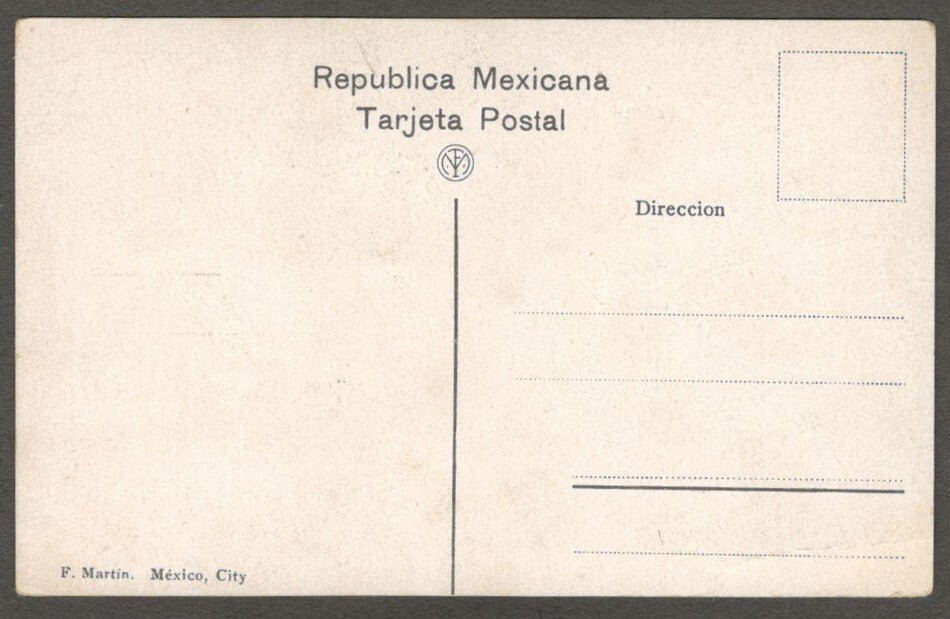 (AOP) Mexico Types of Indians postcard