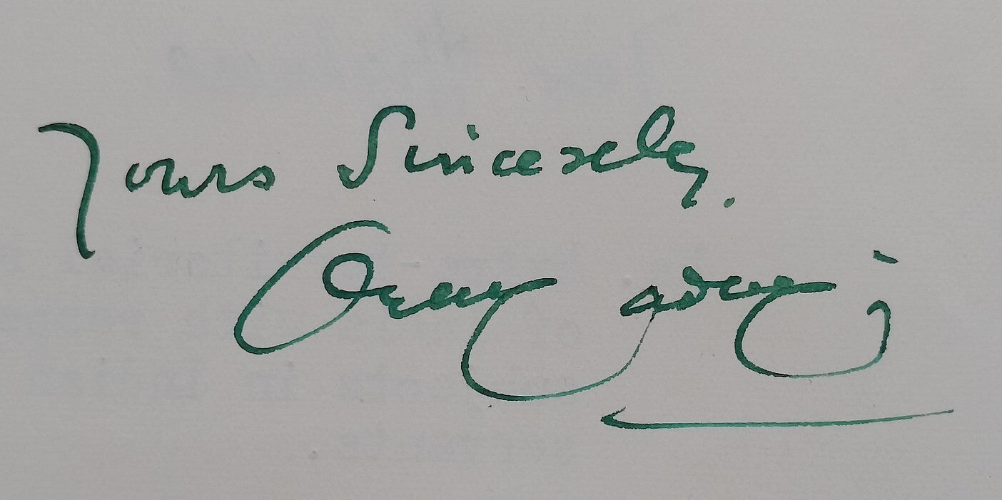 Dharampur State India 1941 crested later signed Maharaja Vijaidevji Motandevji