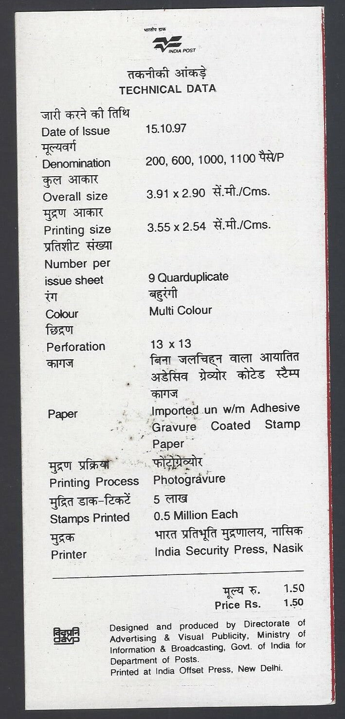 India 1997 Rural Indian Women used brochure