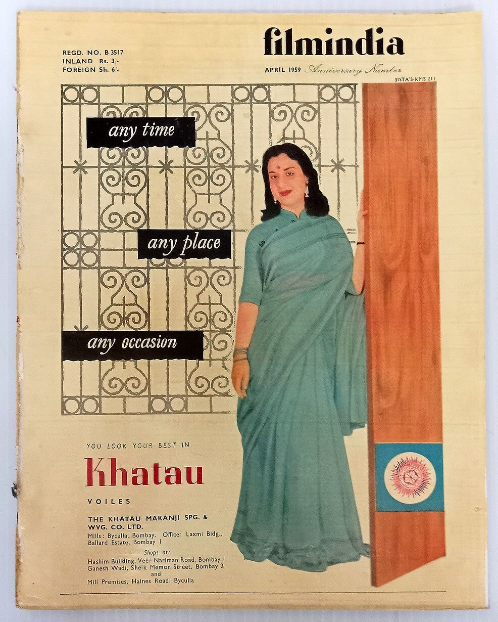 AOP FILM INDIA April 1959 issue
