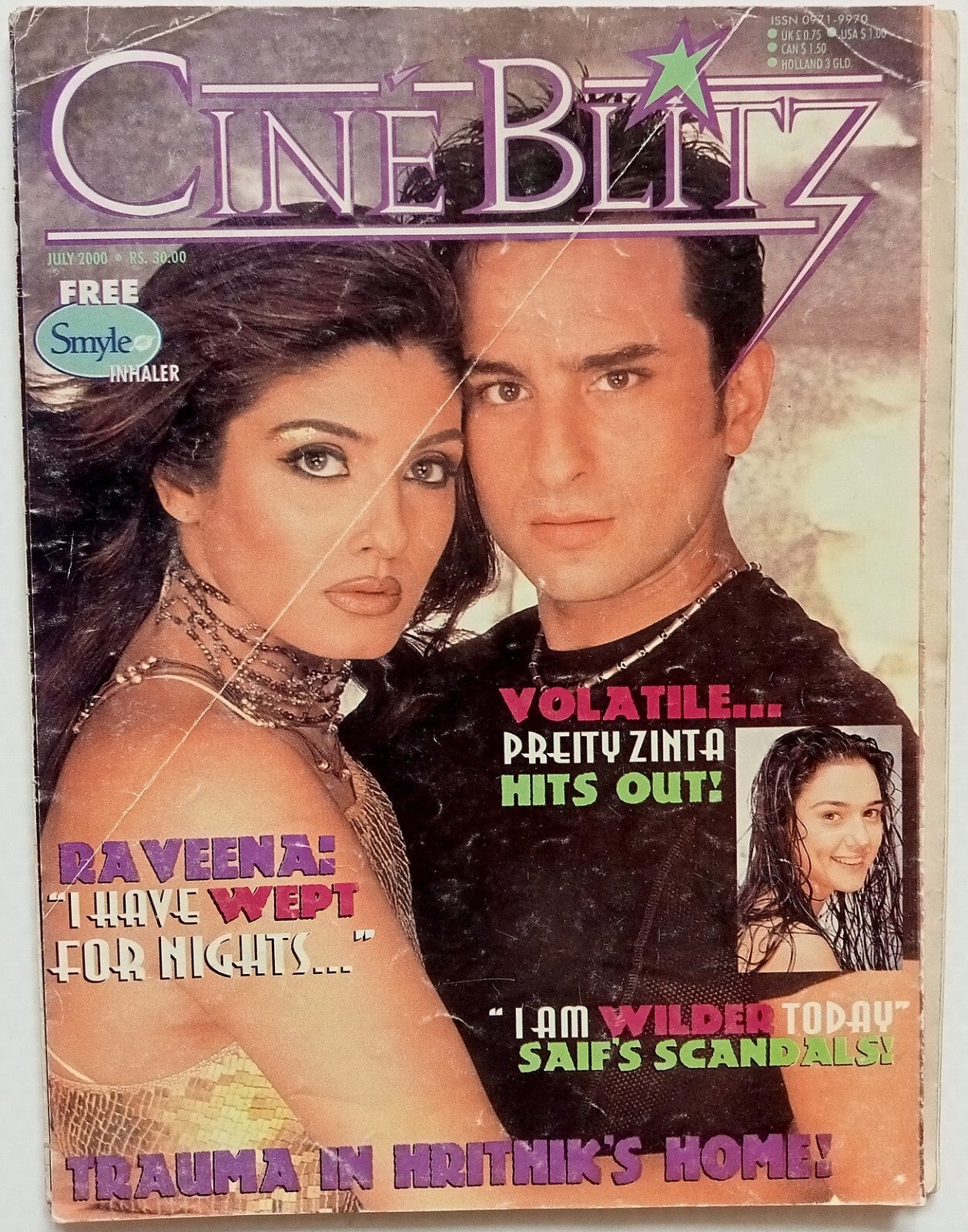 AOP India Bollywood CINE BLITZ 2000 issue