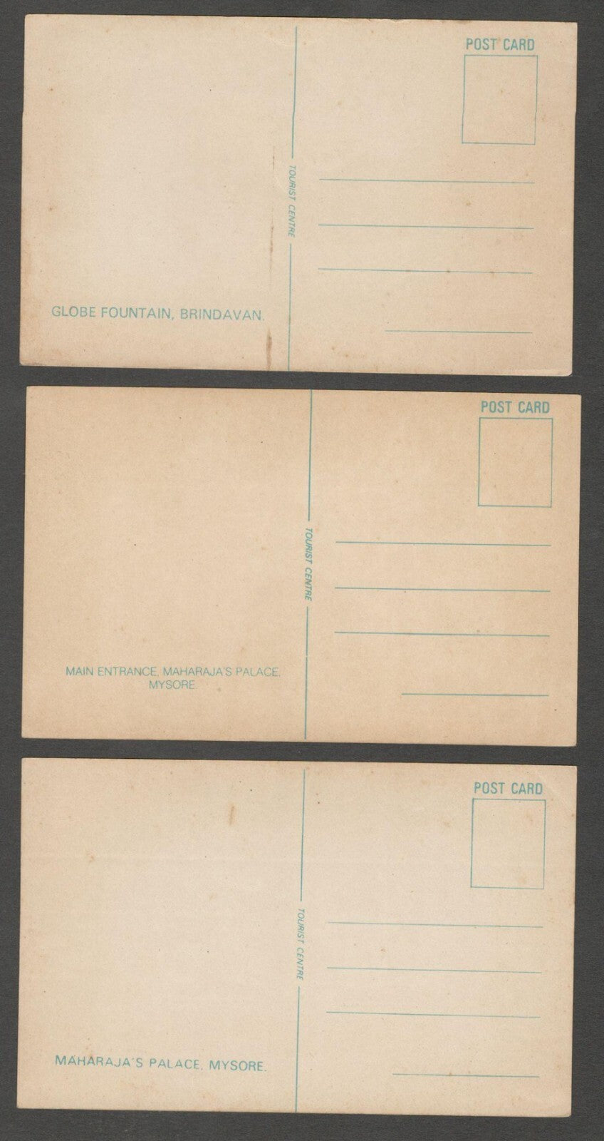 AOP India MYSORE vintage postcards (9)