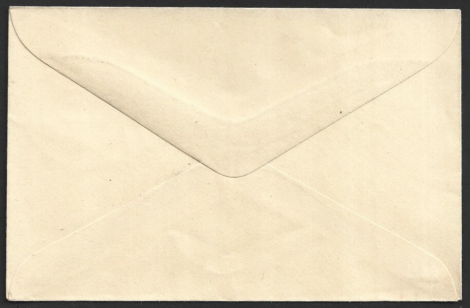 India 35p red envelope with misplaced stamp error