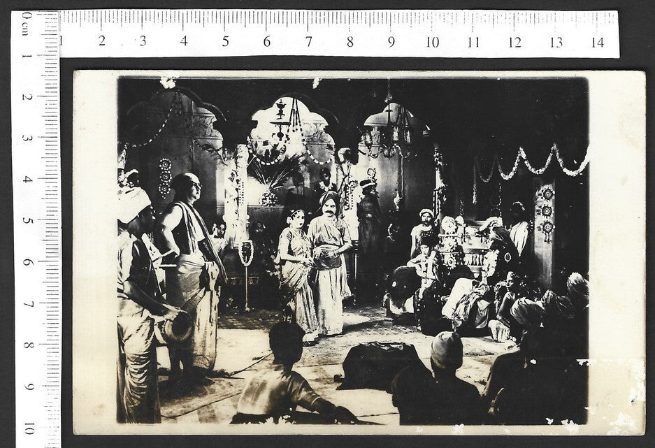 India Bollywood vintage real photo postcard