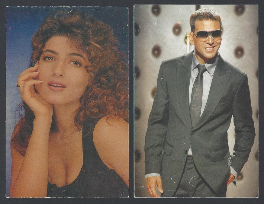 AOP India Bollywood AKSHAY KUMAR & TWINKLE KHANNA vintage postcard (6)