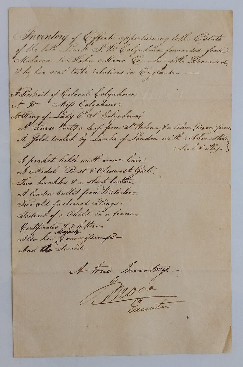 AOP India 1828 Supreme Court, Fort Williams, Calcutta document