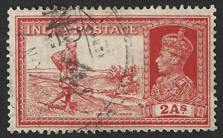 India KGVI 1937 2a Dak Runner canc. FPO 41 MOSUL, Iraq