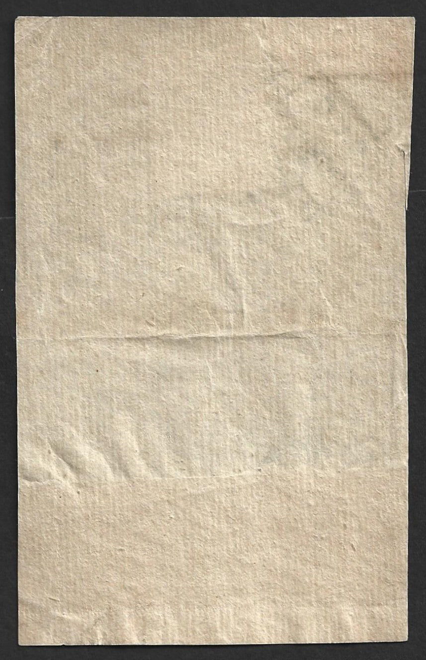 AOP India DLO BOMBAY & boxed REFUSE/REFUSED on 1890 GB cover part