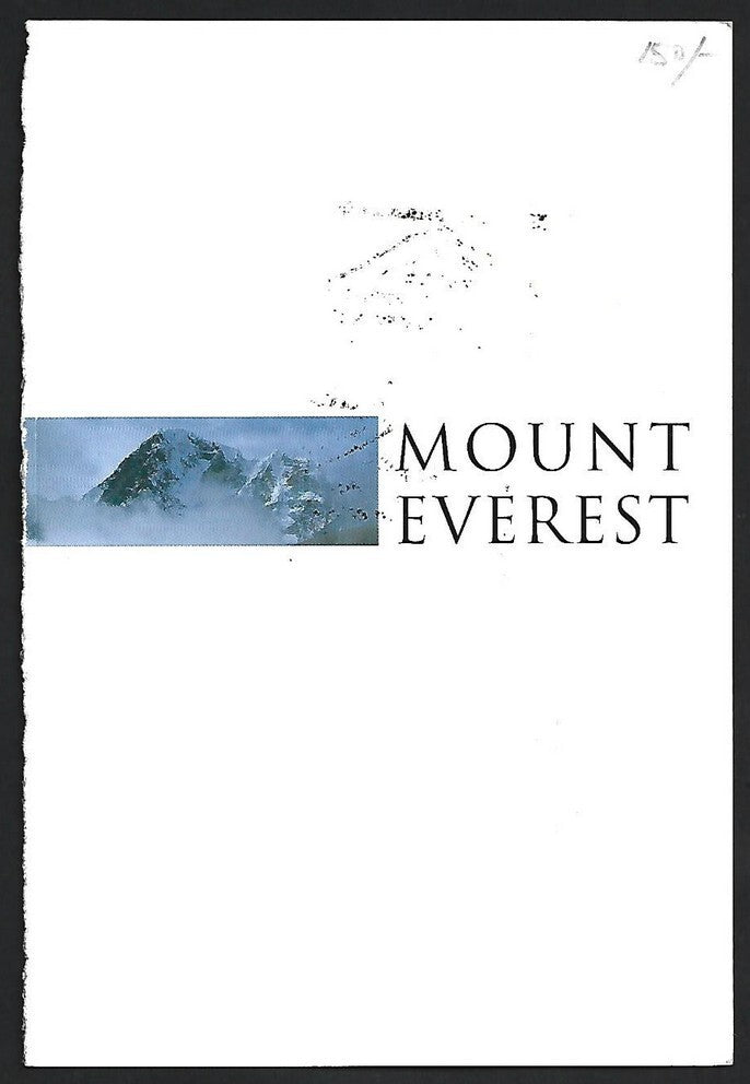India 2003 Mount Everest maximum card