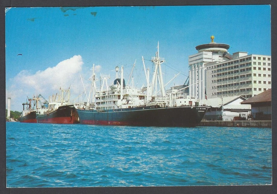 AOP India 1980 Madras PAQUEBOT (HOSKINS 3003) S/S CANBERRA postcard to England