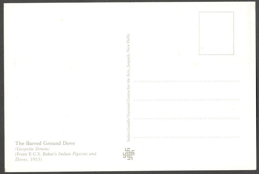 AOP India 2010 Pigeon maxi card