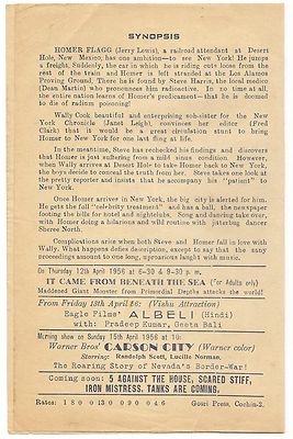 Living It Up Jerry Lewis Dean Martin 1956 herald printed for India