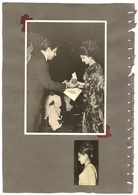 India 1960s photo of Dilip Kumar & Saira Banu before they married 4.5" x 6.5"