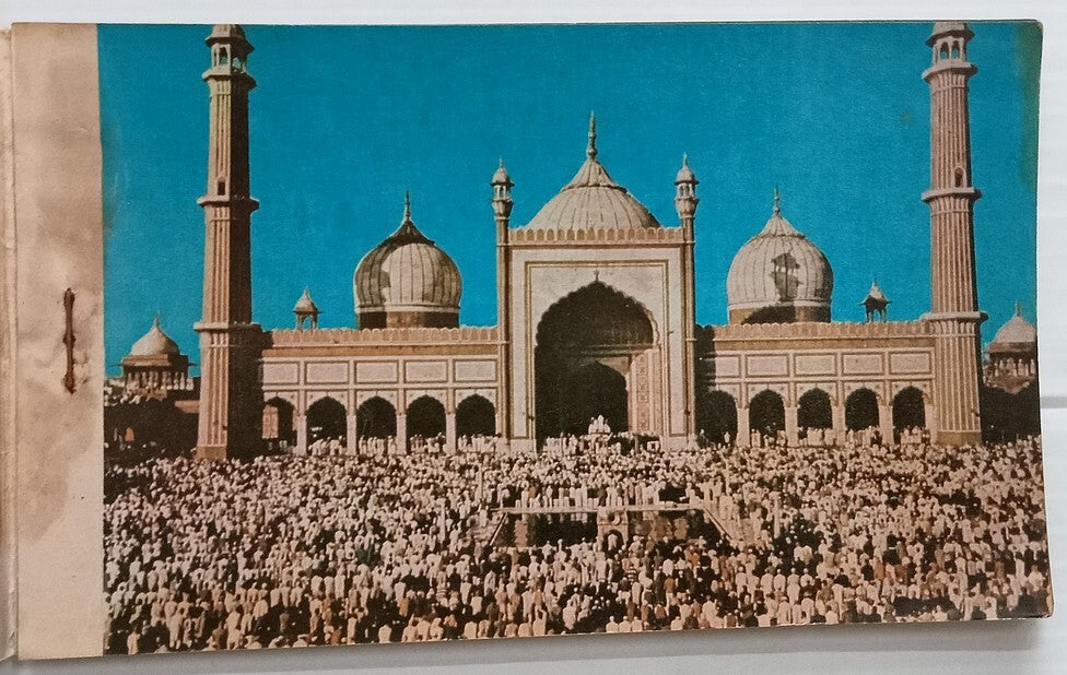 AOP India DELHI vintage booklet of 10 postcards 