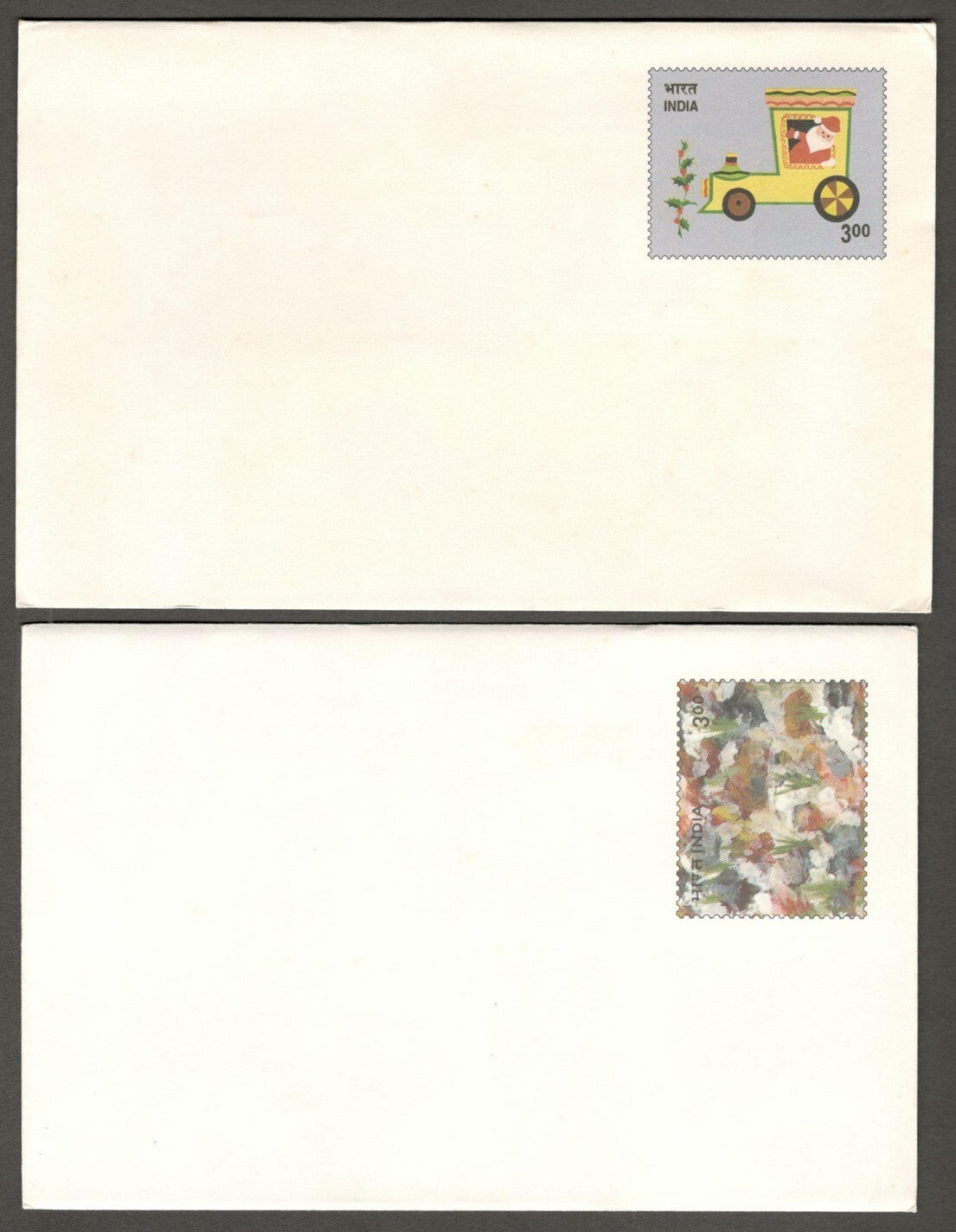 (AOP) India collection of Post Office greetings envelopes with enclosed cards