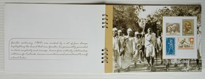 AOP Stamps of India - GANDHI - book about the stamps - no stamps in the book