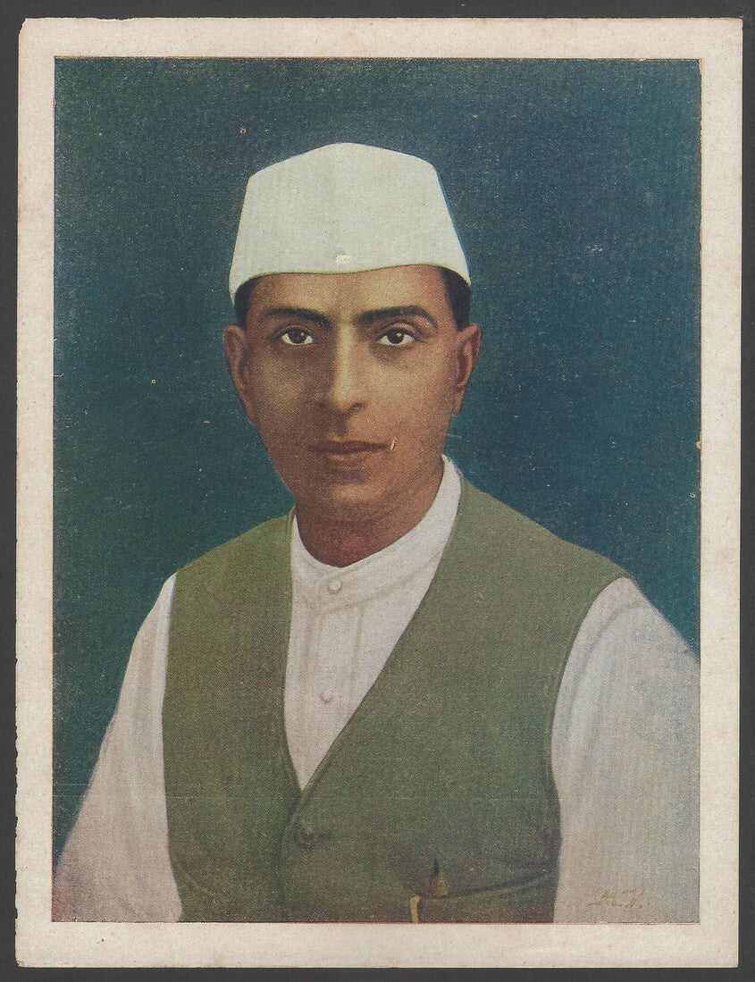 India 1940s patriotic posters Gandhi Nehru Bose Flag (7)