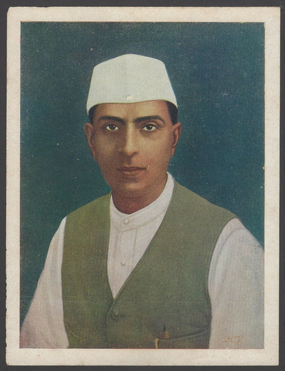 India 1940s patriotic posters Gandhi Nehru Bose Flag (7)