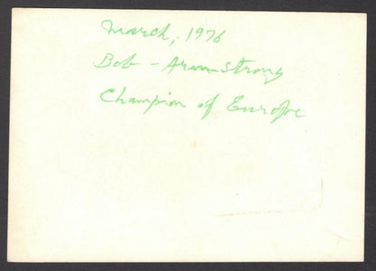 "Bullet" Bob Armstrong in India vintage photo 11x16 cm 