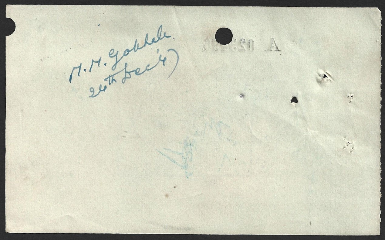 (AOP) India CHECK : THE SANGLI BANK LIMITED, Sangli 1947