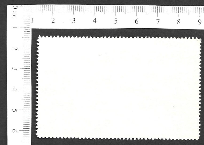 Vintage OVERLAND TO INDIA poster stamp - THE MALE POPULATION OF ALEM zaz