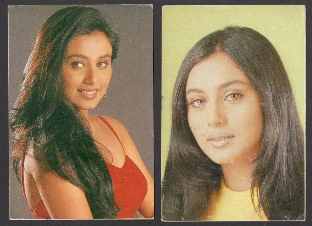 India Bollywood vintage postcards RANI MUKHERJEE (6)