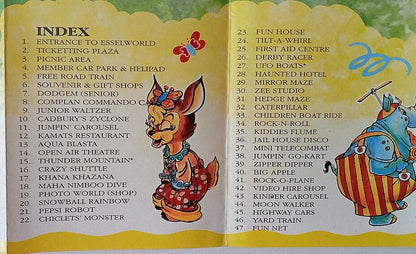 AOP India 1990's Amuzement Park Essel World Promotional Brochure 