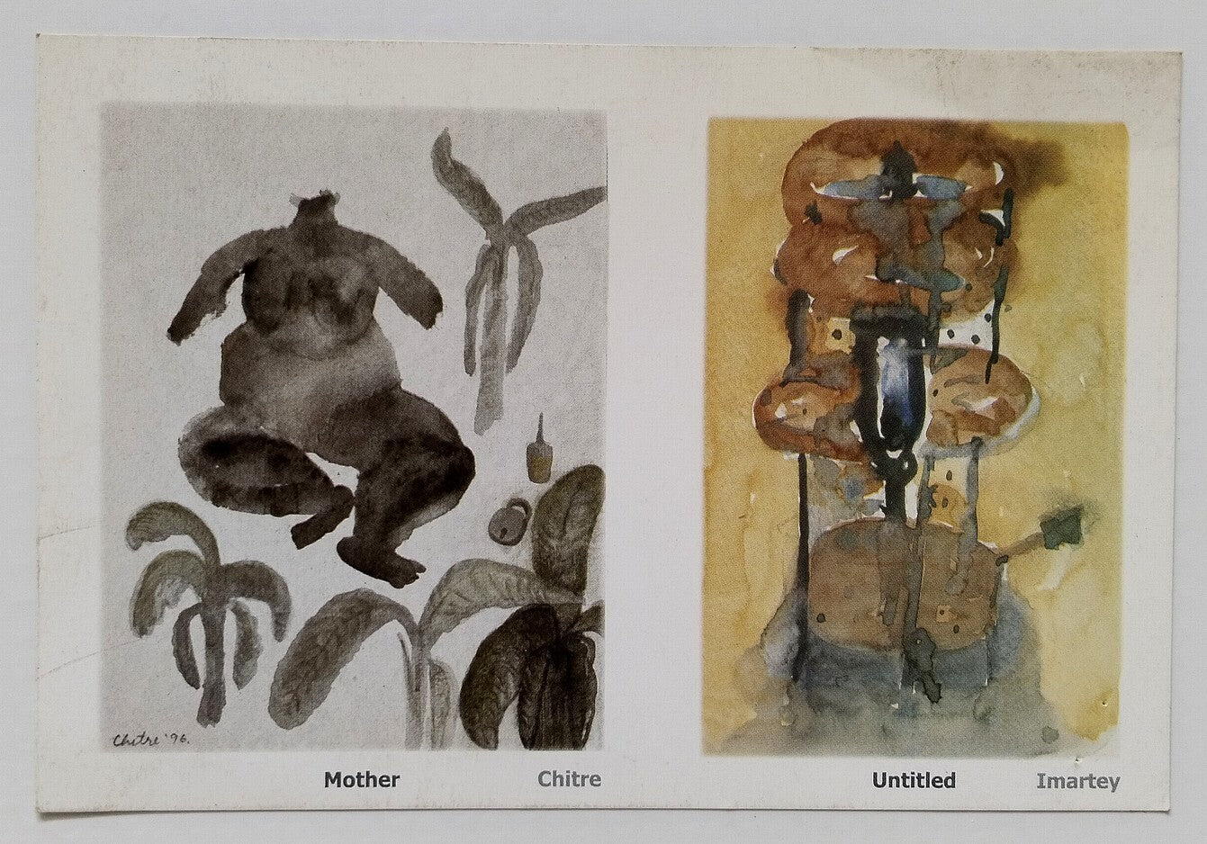 AOP India 2002 Vidya Chitra Exhibition, Jehangir Art gallery set of 8 postcards