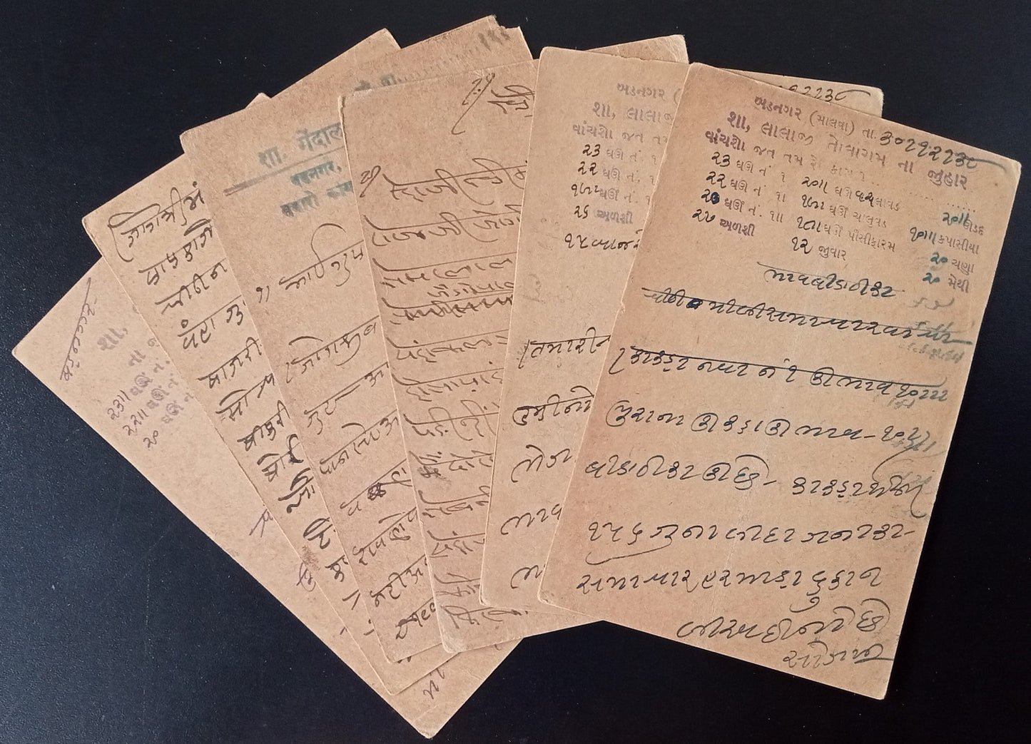 India Gwalior State postal stationery / postal history accumulation (100 items)