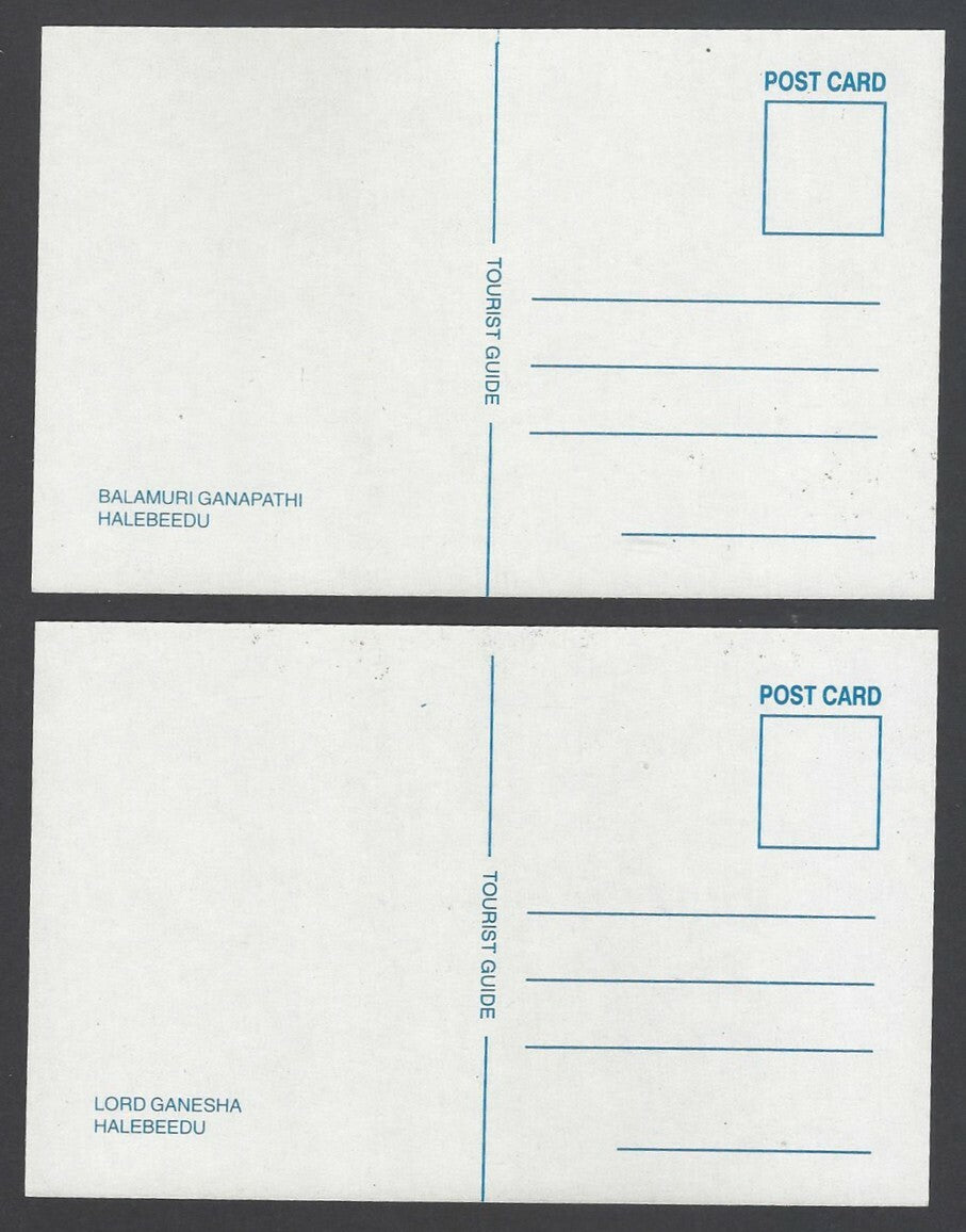 AOP India ARCHITECTURAL VIEWS OF HALEBEEDU packet of 10 picture postcards