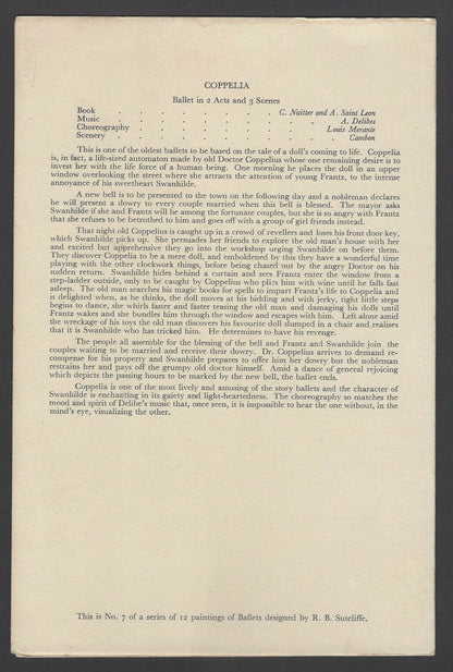 B.I. British India Line Ballets menu cards (3)