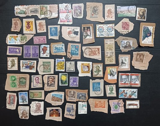 India unpicked on paper commemorative mix (100)