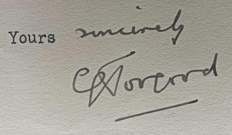 India 1939 crested letter MILITARY SECRETARY TO THE VICEROY signed