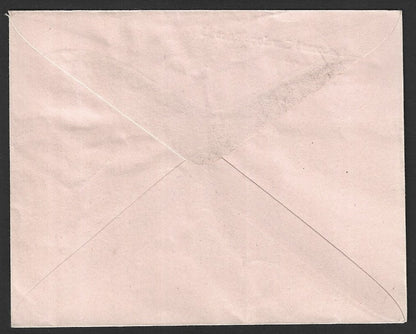 India 25p on Express 13p+15p envelope with misplaced overprint error