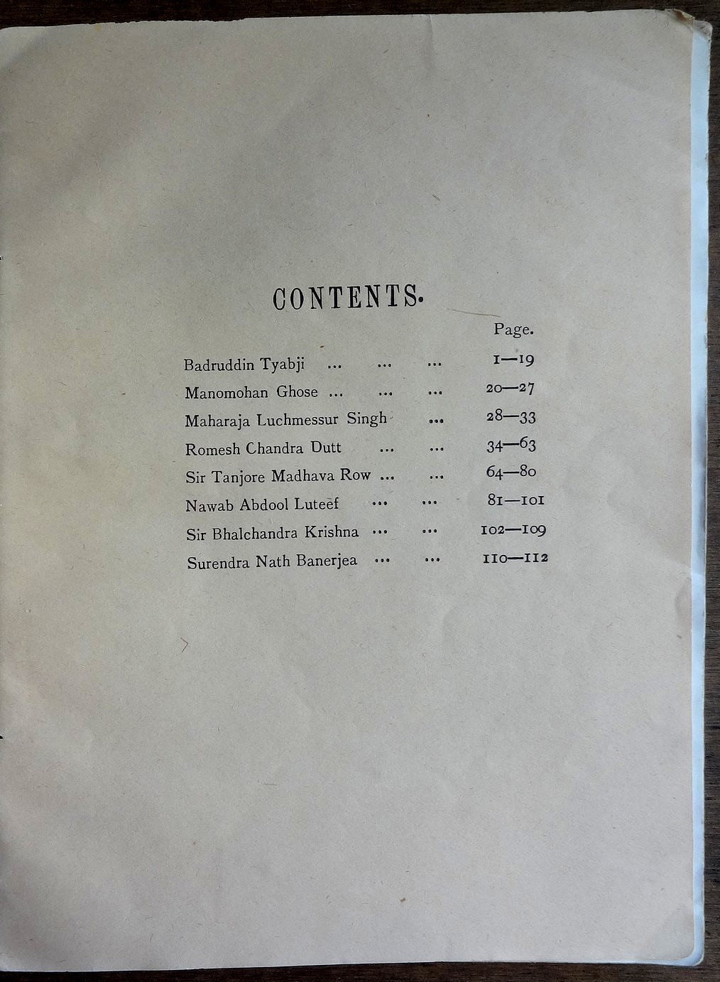 A National Biography of India Volume 1 1911 DAMAGED COVER 10 plates