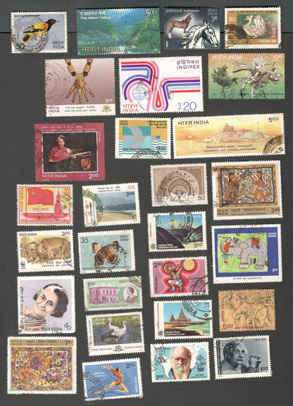 AOP India collection of large 1000+ different commemorative stamps
