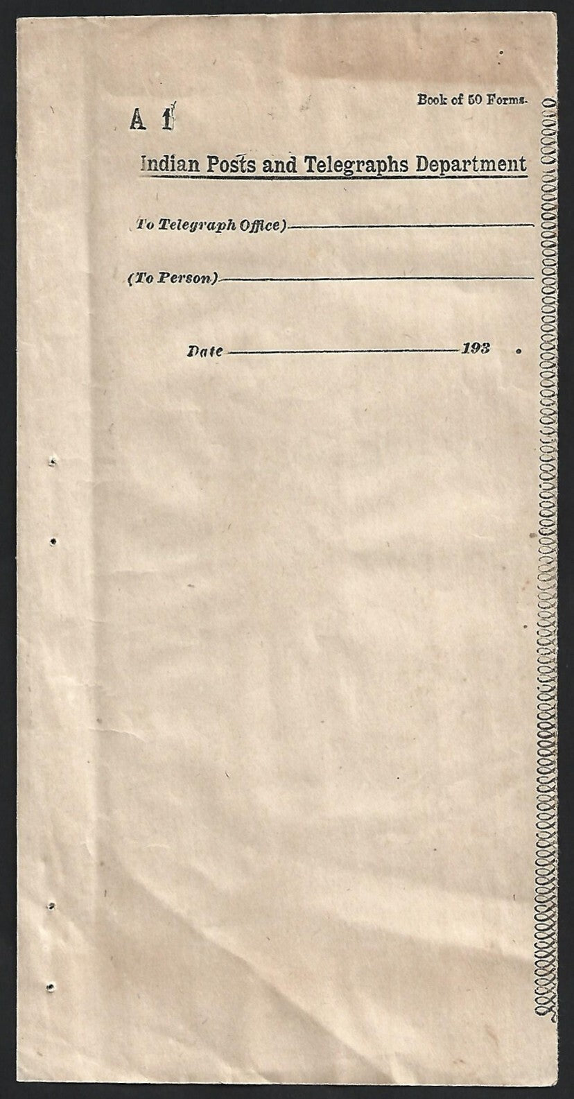 India 1908-35 telegrams (7)